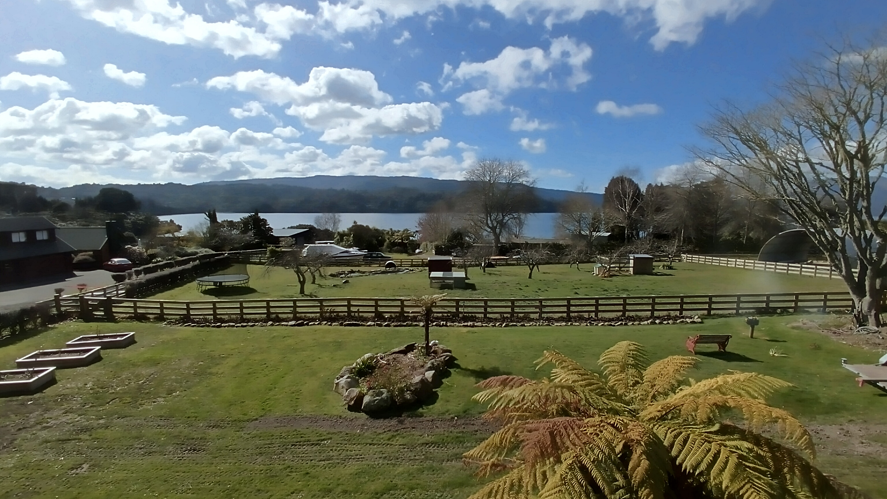 View from Moss Family Lake House